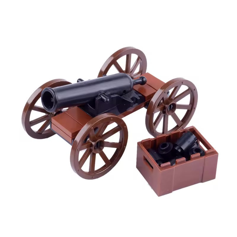 Military Artillery Cannon Custom Military MOC Set