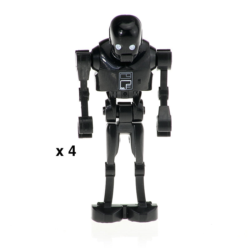 4 x K-2SO Imperial Security Droid custom Star Wars Minifigure