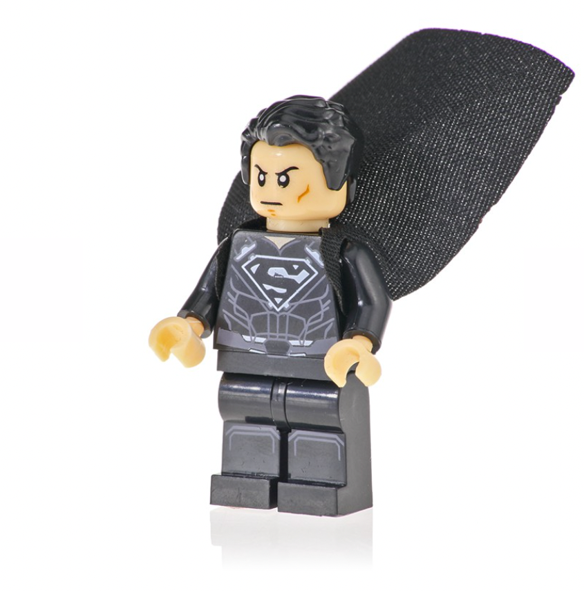 Elseworlds Superman Black Suit DC Comics Superhero Minifigure